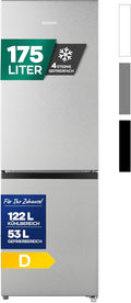 Heinrich´s Kühl-Gefrierkombination, 175Liter, 122 L, 39 dB, 53 L, Silber, Kühlgefrierkombination, kühlschrank mit gefrierfach