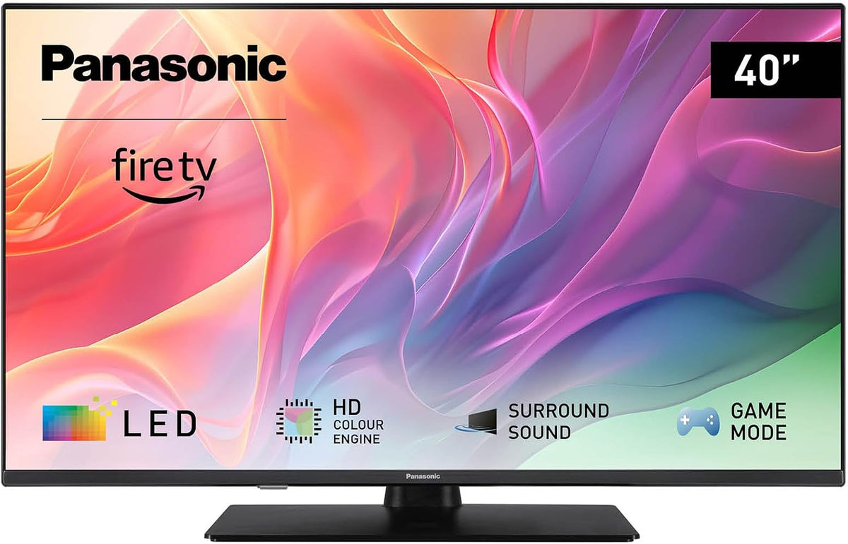 Panasonic Fernseher, 40 Zoll, Schwarz, Smart TV, TV-40S55AEZ, S55A Serie Full HD LED Smart TV, 2024, Fire TV, HD Color Engine
