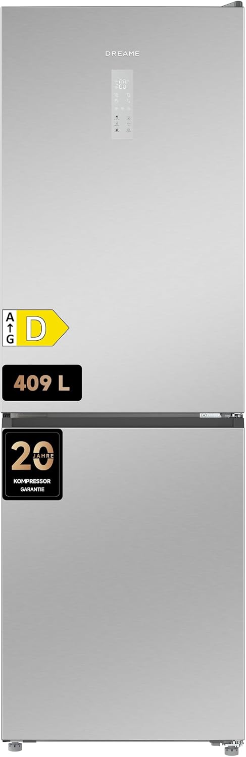 Kühlschrank, 409 L, Weiß, dreame Mega Pro mit SpaceBoost Mega-Kapazität, schlankem Design, schneller und gleichmäßiger Kühlung