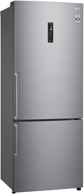 LG Kühlschrank, 462 l, 70 cm, Silber, GBB567PZCMB Kombinierter, Total No Frost, Breite, WLAN, Tür & Linear Kühlung
