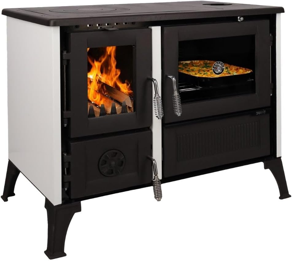 365® Herd, 8 kW, Weiß, Küchen Cook Smart emailliert Gusseisen A+