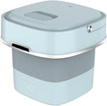 Waschmaschine, 6 l, Weiß, Tragbare Mini- mit Ablaufkorb, faltbares Design, Fassungsvermögen, platzsparende Wäschelösung
