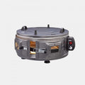 AKEL Pizzaofen, Silber, Elektrischer runder Ofen AF022 Mini-Backofen, tragbar