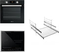 Bauknecht Backofen, 60 cm, Schwarz