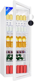 Bomann® Getränkekühlschrank, Weiß, mit Glastür