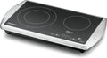 ROMMELSBACHER Kochfeld, Silber, Doppelkochplatte CT 3403/TC, Made in Germany, SCHOTT CERAN®Kochfläche, 2 Kochzonen