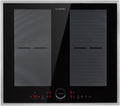Klarstein Kochfeld, Schwarz, Induktions, Glaskeramik, Induktions mit 4 Platten, mit Touch-Display, Digitalanzeige und Timer-Funktion