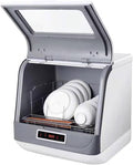 Automatischer Geschirrspüler, 36 L, Weiß, 800-W-Arbeitsplatten-Geschirrspülmaschine Mit 4, 360-Grad-Rundumspülung