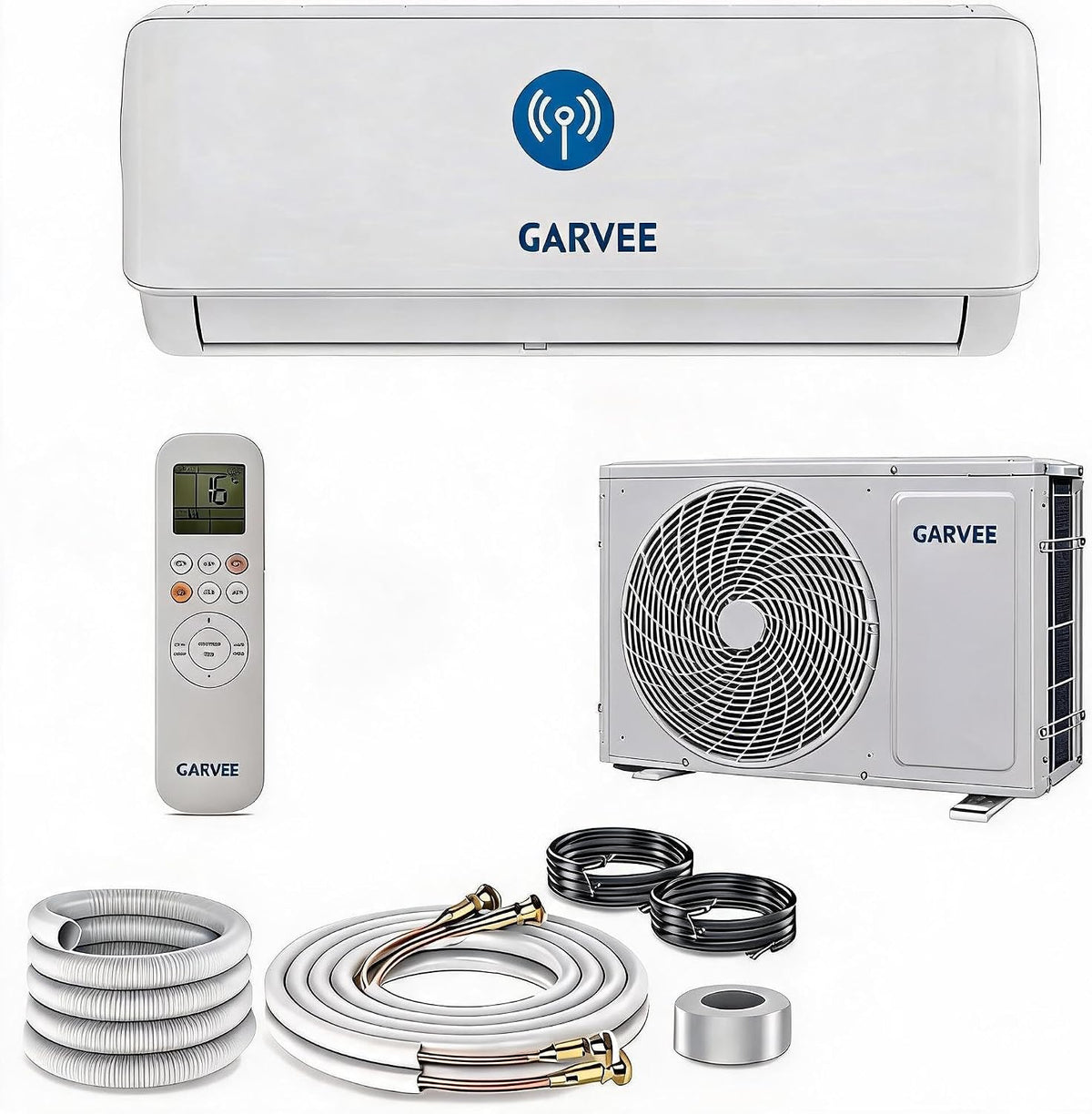 A++ Split-Klimaanlage, Weiß, Inverter 18000 BTU, Zentrale Klimatisierung, Heiz- & Kühlfunktion, Leiser Betrieb