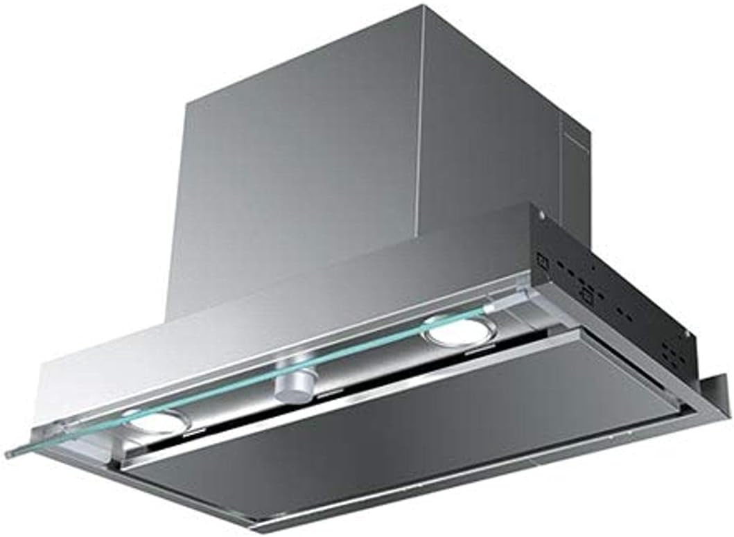 Franke Dunstabzugshaube, 230 W. Beleuchtung: 2x1 W LED (4000K). Steuerung: Drehknopf. Material: rostloser Stahl., Schwarz/Silber
