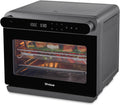 Trisa Backofen, 24 L, Schwarz/Silber, Air Fusion Pro Tischdampf, Heißluft & Vapor Bake, 230°C