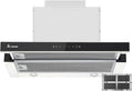 KKT Dunstabzugshaube, 60 cm, Schwarz/Silber, KOLBE Unterbau- TEL500