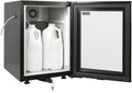 Polar Kühlschrank, 20 l, Weiß, DB109 Mini-Tisch für Milch, Milchrohr-Anschlussloch, herausnehmbares Regal, abschließbar