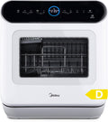 Midea Tischgeschirrspüler, Weiß, Mini 3 Maßgedecke mit Wassertank/Wasseranschluss