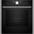 NEFF Backofen, 60 x 60 cm, Schwarz, B64FT33N0, N 90, Einbau-Dampf, Integrierbarer, Slide&Hide, Full Touch TFT-Display