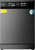 Cecotec Geschirrspüler, 60 cm, Weiß, Freistehend Bolero Aguazero 6210 Dark D. 15 Bestecke, energieeffizient, XXL Fullcolor Display