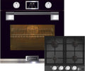 Kaiser Backofen, 60 cm, Schwarz, Herdset Autark, EH 6338s Einbau Elektro + KCG 6387 Gaskochfeld
