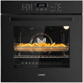 Einbaubackofen Backofen, 73 Liter, 60 cm, Schwarz/Silber, mit Air Fry, Steam Clean, Heißluft, Pizza Funktion, Digitaldisplay