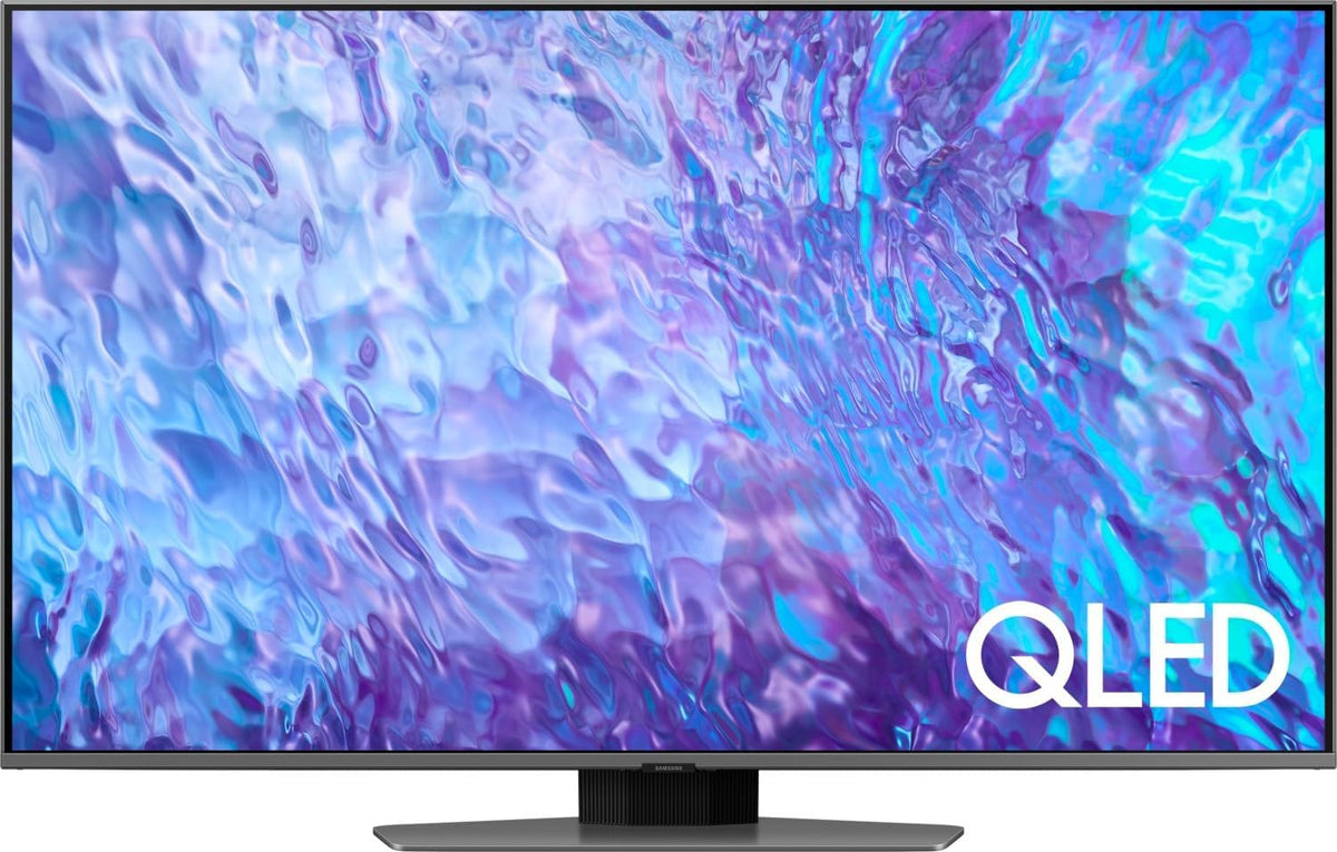 Samsung Fernseher, 65 Zoll, Schwarz, Smart TV, QLED 4K Q80C, Neural Quantum Prozessor 4K, Motion Xcelerator Turbo+