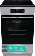 Gorenje Elektroherd, 70 Liter, 50 cm, Silber/Grau, GEIT5C61SPG Standherd mit Induktionskochfeld, Silber, PerfectGrill