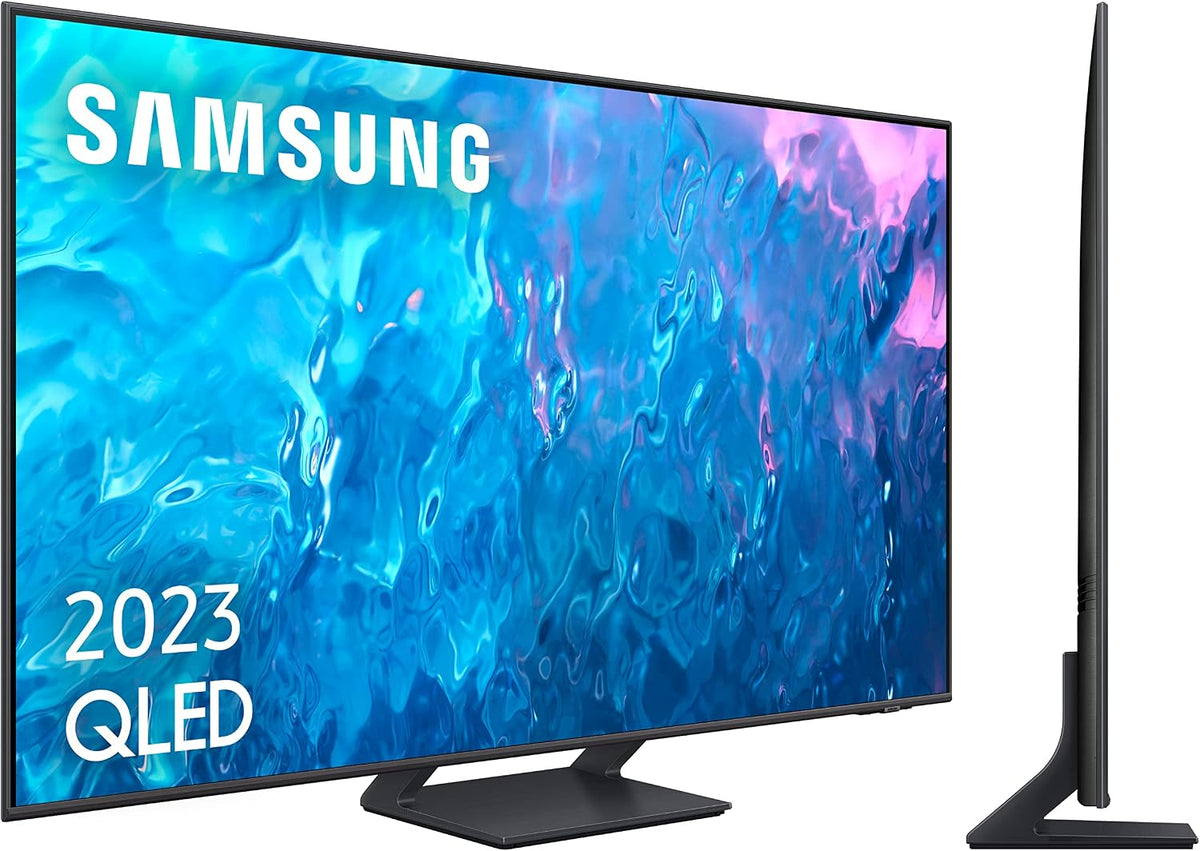 SAMSUNG Fernseher, 138 cm, Schwarz, Smart TV, 55Q70C - TV QLED 55 - 4K UHD - 120 Hz - Gaming Hub