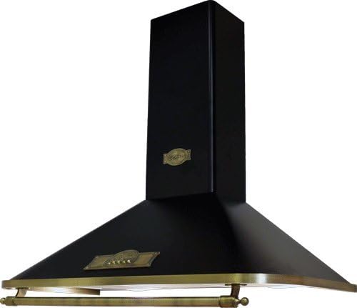 Kaiser Dunstabzugshaube, 90 cm, 910m, Schwarz, Empire A 9315 EmECO Exklusive Designer Retro • Kaminhaube
