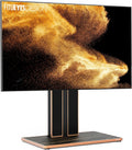 FITUEYES Fernseher, 100 Zoll, 65 kg, Schwarz, TV Ständer für 75 80 85 90 bis TV Stand aus Buchenholz