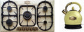 Kaiser Kochfeld, 3,8 KW, 1800 W, 90 cm, 2 L, Schwarz, KG 9325 ElfEm Gas-, Einbau Herd, Emaliert Elfenbein, Gas-Control