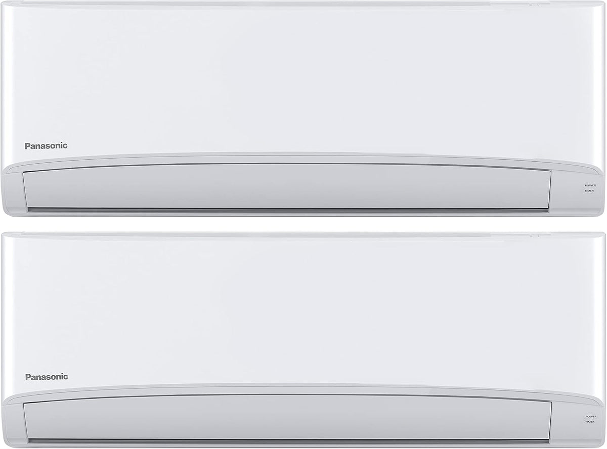 Panasonic Split-Klimaanlage, Grau, tz dual split 12000+12000 btu a+++ r32 mit wifi & nanoex