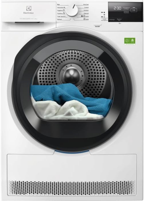 Electrolux Wäschetrockner, 8 kg, Weiß, EW7H28B Freistehend Frontlader
