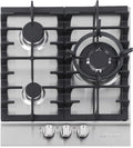 Kaiser Kochfeld, 3,8 kW, 45 cm, Silber, Edelstahl Autark, Mit Gas Control, Einbau, Für Erdgas Und Propangas