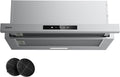 CIARRA Dunstabzugshaube, 60 cm, Schwarz/Silber, CBCS6909A A+ Flachschirmhaube Umluft Abluft
