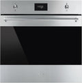 Smeg Backofen, Silber, Klassischer Multifunktions-Elektro-Einzelofen, Edelstahl
