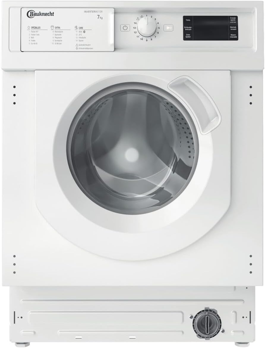 Bauknecht Waschmaschine, Weiß, BI WMBG 71483E DE N Einbau