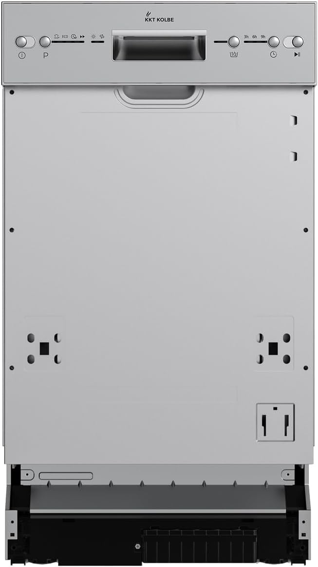 KKT Geschirrspüler, 45 cm, Silber, KOLBE Teilintegrierter DW4504ED