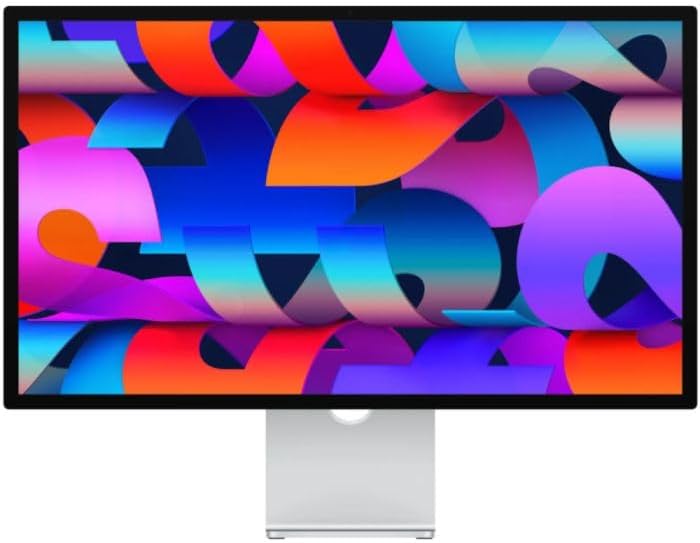 Apple Schreibtisch, Transparent, Studio Display: Standardglas, neigungsverstellbarer Standfuß (2026)