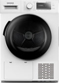 HHPD Wäschetrockner, 9 kg, Weiß, M9G3A+++ - Wärmepumpen-Trockner, 14 Programme, Energieklasse D, LED-Display, Kindersicherung