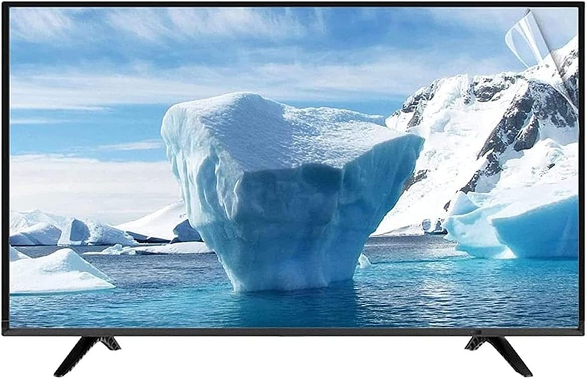 HD Fernseher, 27–75 Zoll, PET, Schwarz, TV-Bildschirm, Staubdicht, Filterfolie, Härtegrad 4H, Mehrere Größen(58inch/1269x721 mm)