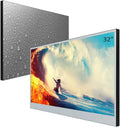 Soulaca Fernseher, 32 Zoll, Schwarz, Smart Mirror Badezimmer- Android 14.0, Wasserdicht mit Netflix, YouTube, Wi-Fi & Bluetooth