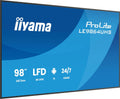 Digital-Signage-Display, 247.7 cm, Schwarz, iiyama Prolite LE9864UHS-B1AG 98' Digital Signage Display