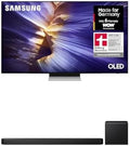Samsung Fernseher, 55 Zoll, 138 cm, Schwarz, OLED 4K TV S90F UHD AI mit OLED HDR HW-Q810GF Q-Serie, 5'-Subwoofer
