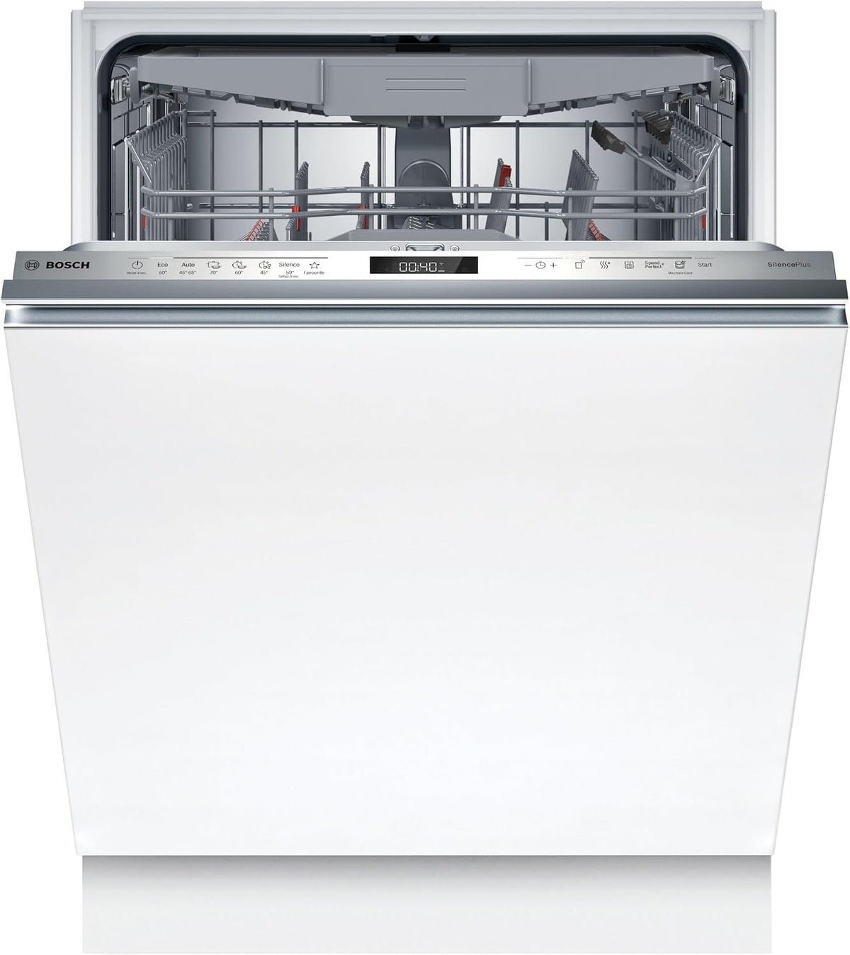Bosch Geschirrspüler, 14 Maßgedecke, 60 cm, Silber, Vollintegriert, Serie 6, Made in Germany, Verbesserte Trocknung - Efficient Dry