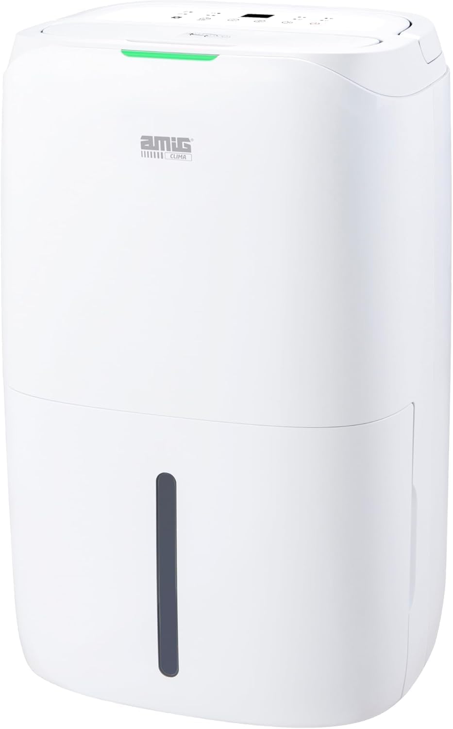 Amig Luftentfeuchter, 36 x 28 x 56 cm, 42 dB, 5,5 L, 270 W, Weiß, MIST - Kapazität 20 L/Tag - Feuchtigkeitsregelung und Timer