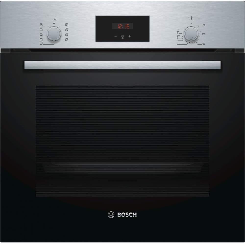 Bosch Backofen, 66l, Silber, Serie 2 HBF114ES0 Elektro A Edelstahl