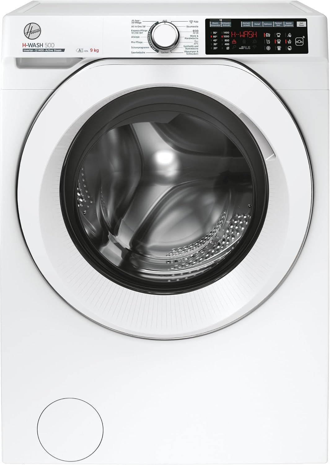 Hoover Waschmaschine, 9 kg, Weiß, H-WASH 500 HWQ 49AMC6/1-84 / /A -10% / Wi-Fi