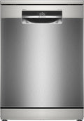 Bosch Geschirrspüler, 14 Maßgedecke, 60 cm, Silber, Serie 6, freistehend, Silver Inox, SMS6ECI11E