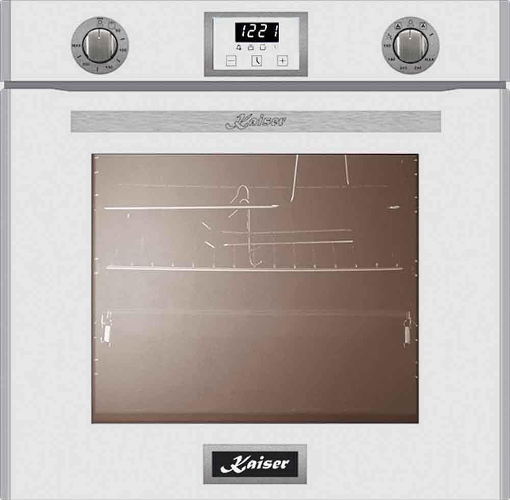 Kaiser Backofen, 6374 W, 79 L, Schwarz/Silber, EG Einbau Gas Autark/ / Gas /Umluft Unterhitze Grill