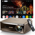 Aurzen Beamer, Schwarz, EAZZE D1 MAX mit Google TV 14.0 & Netflix