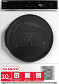 SHARP Wärmepumpentrockner, 10 kg, Weiß, KD-PRO0S7GWD-DE (, EEK D), (15 Trockenprogramme, 20 Min. Kurzprogramm, WiFi