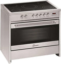 GURARI Elektroherd, 90 cm, 121 L, Transparent, Elektro Standherd GCH E 912 X Glaskeramik Herd Range Coocker